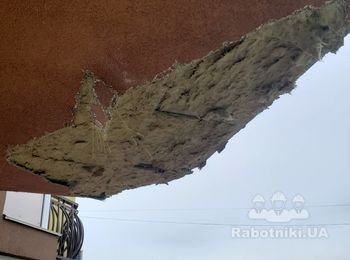 Восстановить штукатурку на балконе