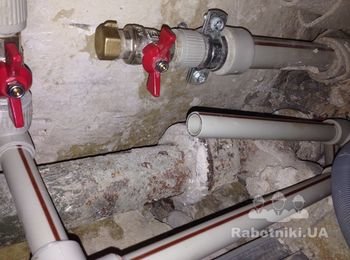 Спаять участок трубы
