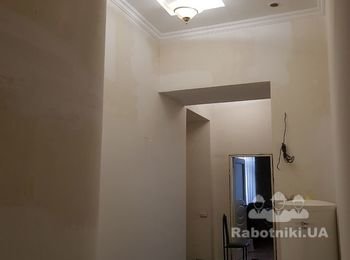 Подготовить под покраску стены и потолки