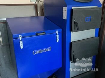 Чистка шнека твердотопливного котла Галмет Эксперт