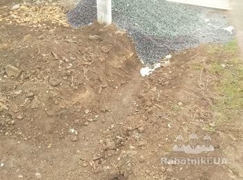 Требуется бригада: отливка бордюров, перемещение грунта