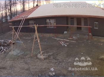 Монтаж гидробарьера, на сегодня 375 м2