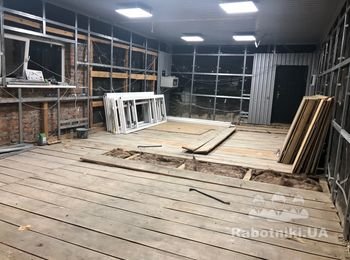 Монтаж пола второго этажа деревяными балками