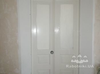 Откос с гипса дверного проема