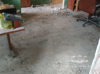 Выровнять пол, невелиром с подготовкой основания