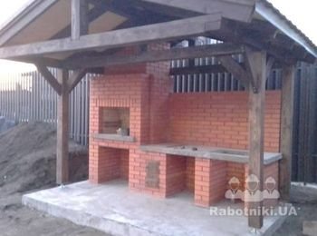 Барбекю с навесом. На конец февраля