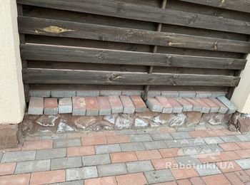 Укладка плитки на бордюр