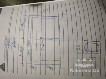 Фундамент пристройки.Киев, район Оболнский.