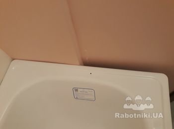 Установка-крепление ванны к стене, поменять сифон умывальника