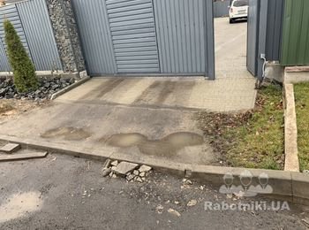 Кладка тротуарной плитки