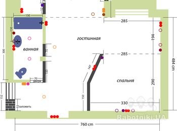 Квартира в дореволюционном доме 46м