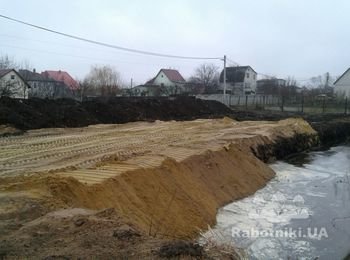 Укрепление берега канала