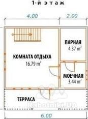 Строительство кирпичной бани 6х6