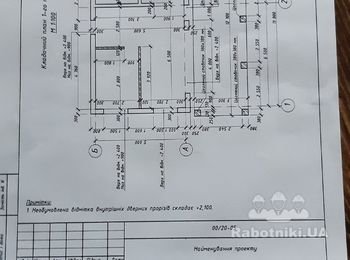 Кладка колон из чернового кирпич.