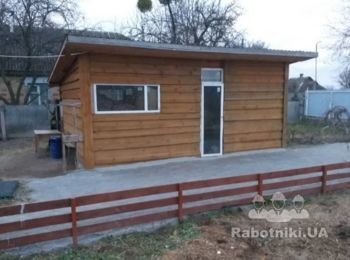 Демонтаж + монтаж хоз помещения 30 кв.м.