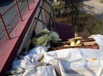 Частичный ремонт крыши.Киево-Святошинский р-н с.Чайки