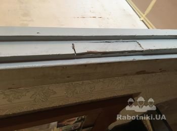 Демонтаж межкомнатные дверной коробки