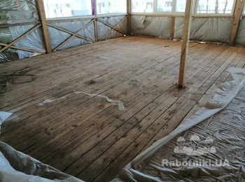 Шлифовка половой доски