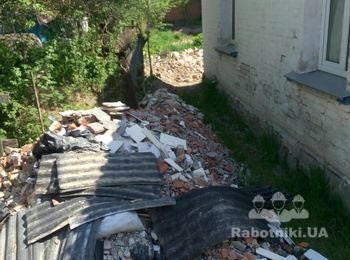 Вывоз строительного мусора с частного сектора с вашей погрузкой.