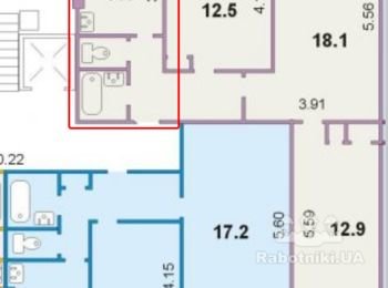 Ремонт кухни, ванной, туалета, коридора 16м2, ОБОЛОНЬ