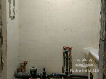 Плиточные работы санузел