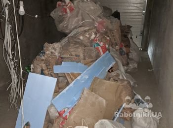 Вывоз строймусора после штукатурки (мешки)