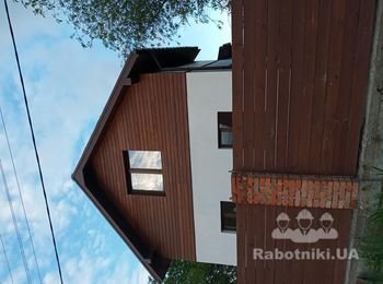 Ремонт кровли + монтаж снегоудержателей (битумная черепица)