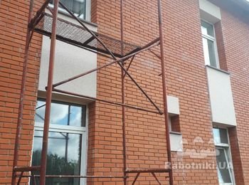 Очистка фасада 130 м.кв.