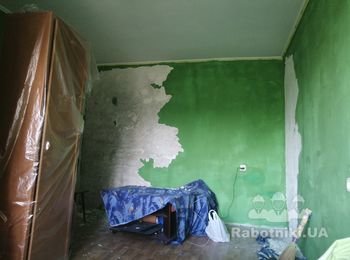Снятие старой штукатурки