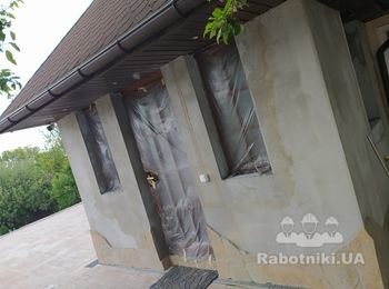 Забор из камня под ключ