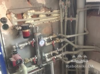 Перепайка труб в котельной