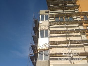 Декор штукатурка барашек около 100 кв м