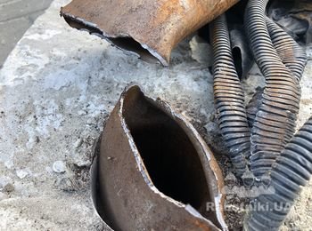 Сварка 86 трубы на столп ворот