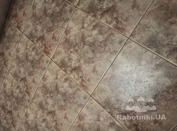Демонтаж плитки пола
