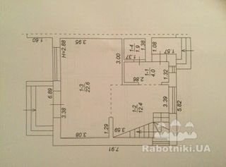 Ремонт под ключ. Дуплекс, 2 этажа. 80 кв.м