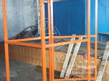 Летний душ из профильной трубы