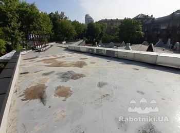 Устройство плоской кровли