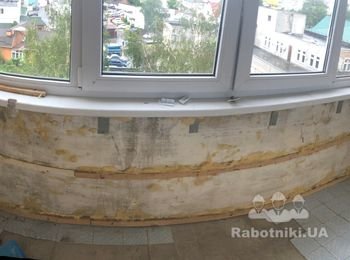 Ремонт балкона и зала.