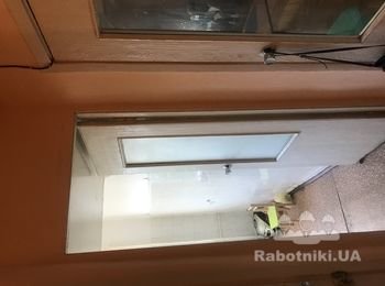 Демонтаж перегородок 14 кв.м, штукатурки 21,3 кв.м, плитки на стенах