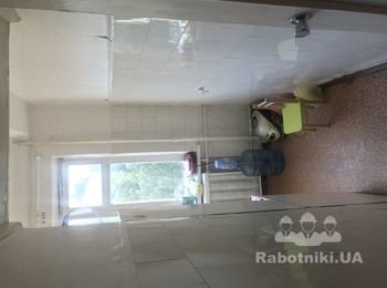 Демонтаж перегородок 14 кв.м, штукатурки 21,3 кв.м, плитки на стенах