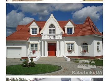 Заделка швов фугой в кирпиче, декор фасада