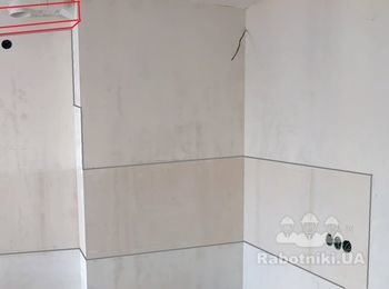 Комплекс кухня: фартук, покраска стен, потолка в кухне, монтаж розеток