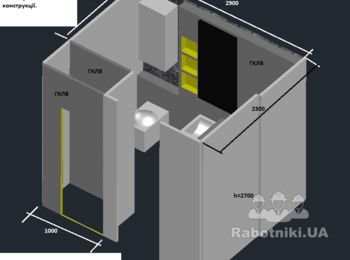 Отделка ванной: зашить гипсокартоном инсталяцию, укладка плитки.