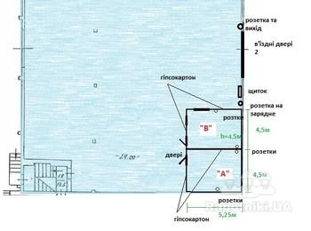 Влаштування перегородки для гіпсокартону, штукатурно-малярні та електр