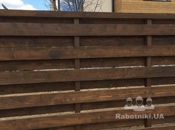 Забор по перемитру котедж городка 400 мп
