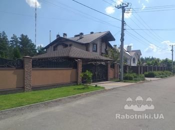 Строительство навеса под авто 8000х7800.