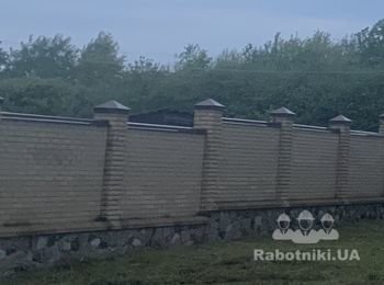 Перенести кирпичный забор 62м - Иванковичи