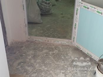Укладка плитки на пол в помещении 15 м.кв.