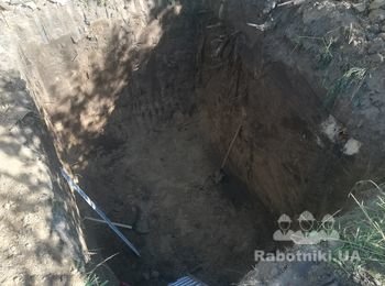 Выгребная яма из шлакоблока