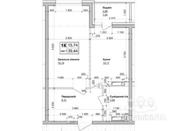 Ремонт квартиры под ключ (40 м2), новострой